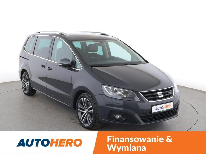 Seat Alhambra 7 os. skóra/alcantara bi-xenon navi klima auto grzane fotele II (2010-)