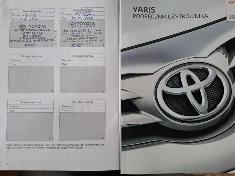 Toyota Yaris Jak Nowa LPG Serwis ASO Świeżo po dużym przeglądzie IV (2020-)