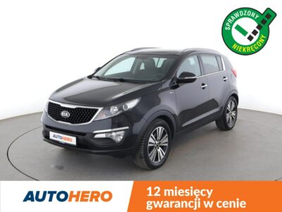 Kia Sportage Spirit automat 4x4 panorama grzane fotele przód+tył+kier. navi kamera III (2010-2015)