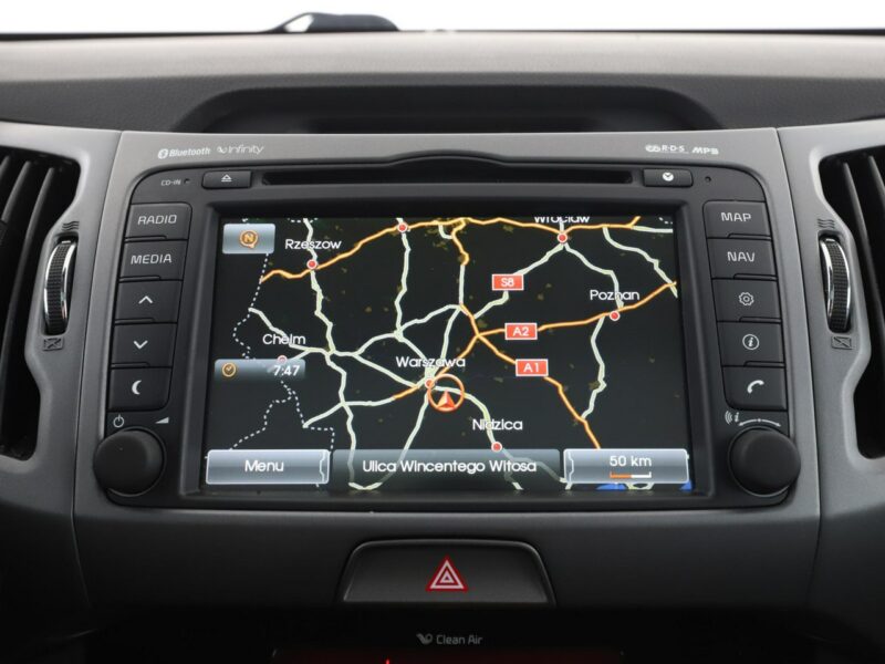 Kia Sportage Spirit automat 4x4 panorama grzane fotele przód+tył+kier. navi kamera III (2010-2015)