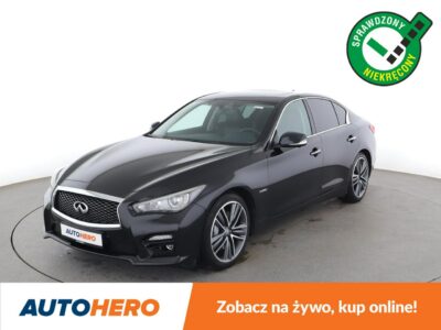 Infiniti Q50 4x4 aut. HEV skóra navi el. sterowane i grzane fotele kamera i czujnik