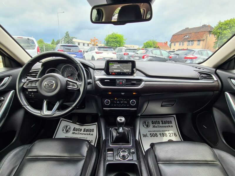 Mazda 6 BOSE Navi Skóra+Grzane+El Fotele Led WolneRęce Klimatronik Sensory Alu III (2012-)