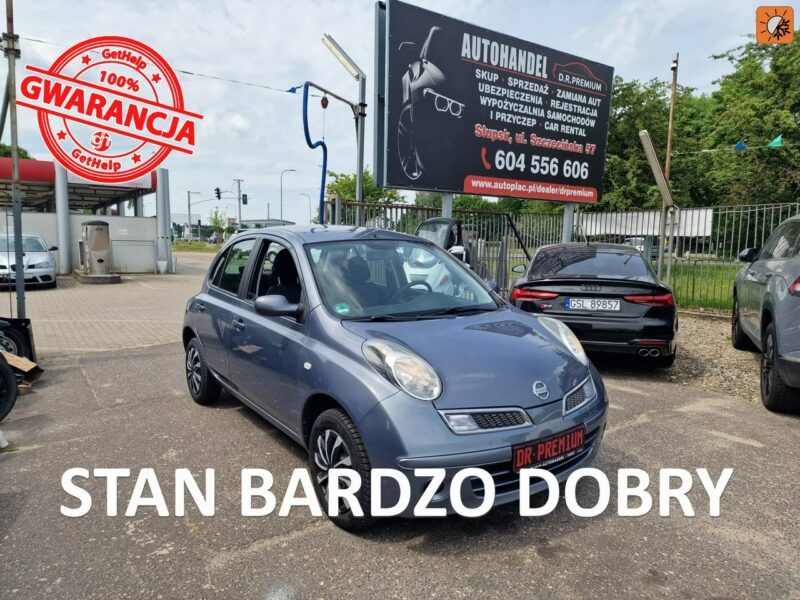 Nissan Micra 1.2 Benzyna 80 KM, Klimatyzacja, Tempomat, Bluetooth, Isofix K12 (2003-2010)