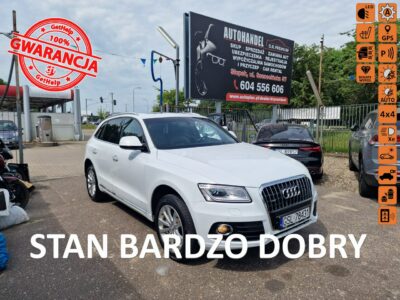 Audi Q5 2.0 TFSI 224 KM, Quattro, Panorama, Kamera, Bluetooth, LED, Nawigacja 8R (2008-)