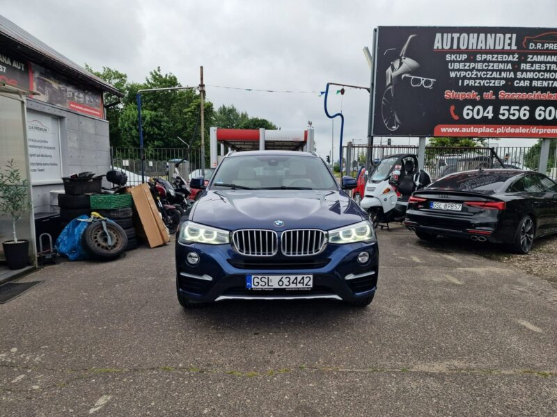 BMW X4 2.0 Diesel 190 KM, X-Drive, Full LED, Kamera, Bluetooth, Navi, Skóra I [F26] (2014-)