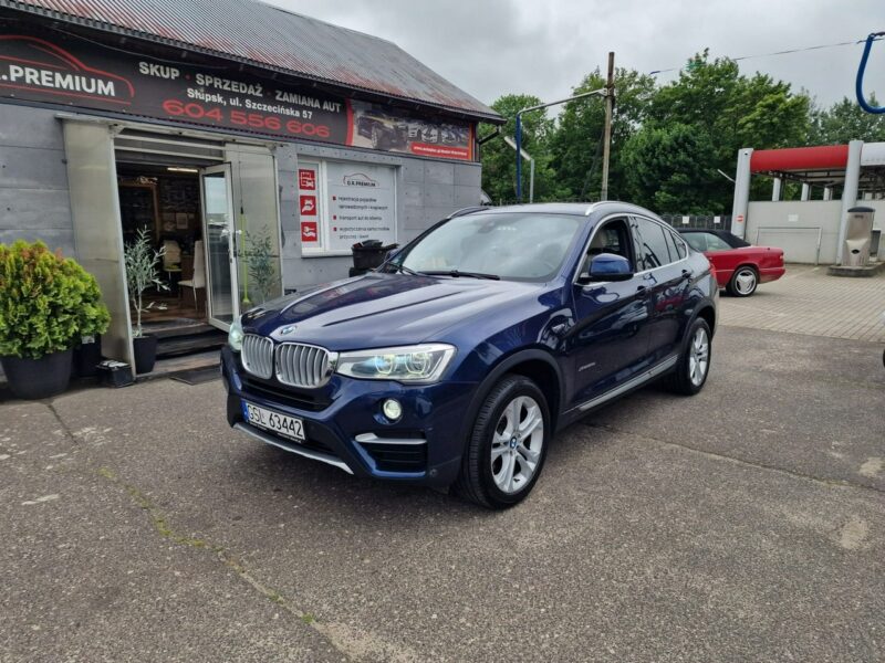 BMW X4 2.0 Diesel 190 KM, X-Drive, Full LED, Kamera, Bluetooth, Navi, Skóra I [F26] (2014-)