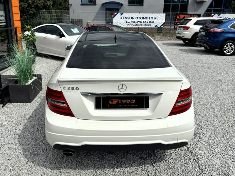 Mercedes C 250 AMG, Oryginalny przebieg, Panorama dach otwierana, LED W204 (2007-2014)