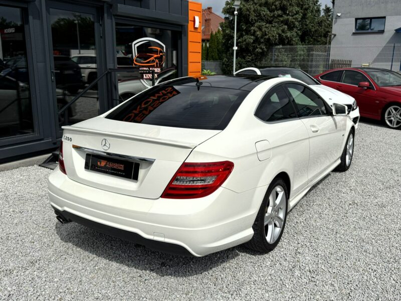 Mercedes C 250 AMG, Oryginalny przebieg, Panorama dach otwierana, LED W204 (2007-2014)