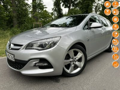 Opel Astra OPC SPORT TOURER 2,0 BiTURBO 195KM 2014r. XENON LED Navi Alu18 FULL J (2009-2019)