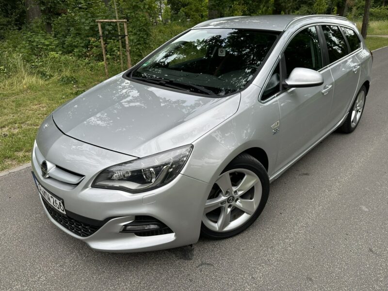Opel Astra OPC SPORT TOURER 2,0 BiTURBO 195KM 2014r. XENON LED Navi Alu18 FULL J (2009-2019)