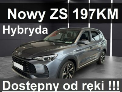 MG ZS Nowy ZS Exclusive Hybryda 197KM Kamera 360 Martwe Pole 1361 zł