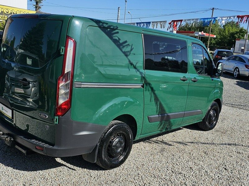 Ford Transit Custom Brygadówka - 6 os. HAK * Skóry * L1H1 * GWARANCJA-Zamiana Automi-x.pl