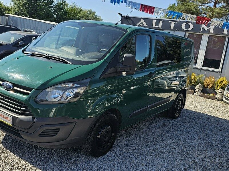 Ford Transit Custom Brygadówka - 6 os. HAK * Skóry * L1H1 * GWARANCJA-Zamiana Automi-x.pl