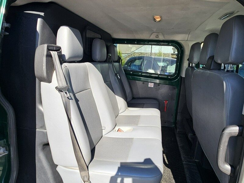 Ford Transit Custom Brygadówka - 6 os. HAK * Skóry * L1H1 * GWARANCJA-Zamiana Automi-x.pl