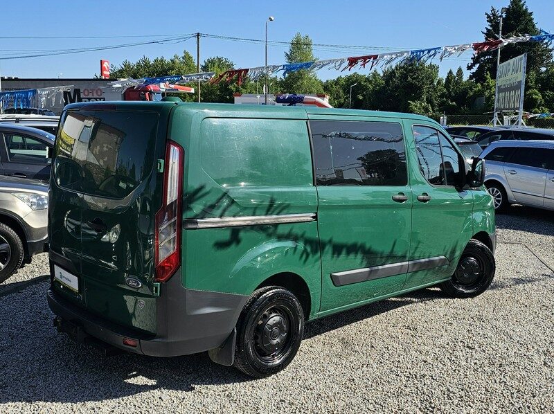 Ford Transit Custom Brygadówka - 6 os. HAK * Skóry * L1H1 * GWARANCJA-Zamiana Automi-x.pl