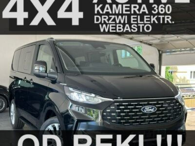 Ford Tourneo Custom 4x4 L2 Active 170KM Kamera 360 Elektr. Drzwi Hak 4X4 - 3370zł