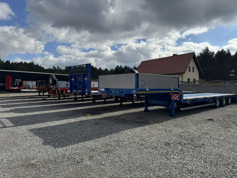 niskopodwoziowa Bodex Poszerzana 3 Osie SAF Niskopodłogowa Laweta