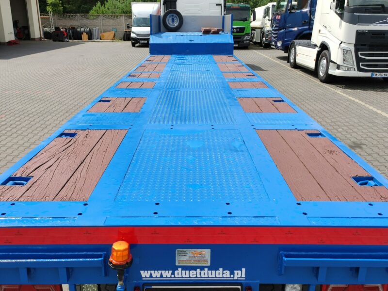 niskopodwoziowa Bodex Poszerzana 3 Osie SAF Niskopodłogowa Laweta