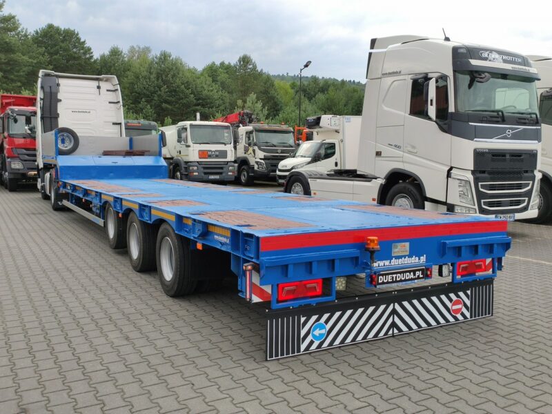niskopodwoziowa Bodex Poszerzana 3 Osie SAF Niskopodłogowa Laweta