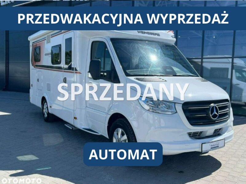 samochody kempingowe Weinsberg CaraCompact MB 640 MEG EDITION [PEPPER] Od ręki - Półintegra na podwoziu Mercedesa z automatem!