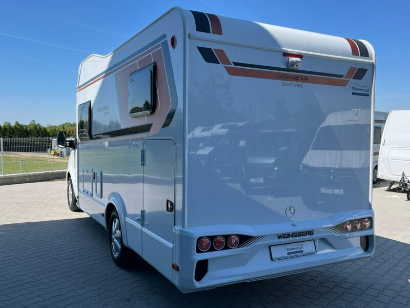 samochody kempingowe Weinsberg CaraCompact MB 640 MEG EDITION [PEPPER] Od ręki - Półintegra na podwoziu Mercedesa z automatem!