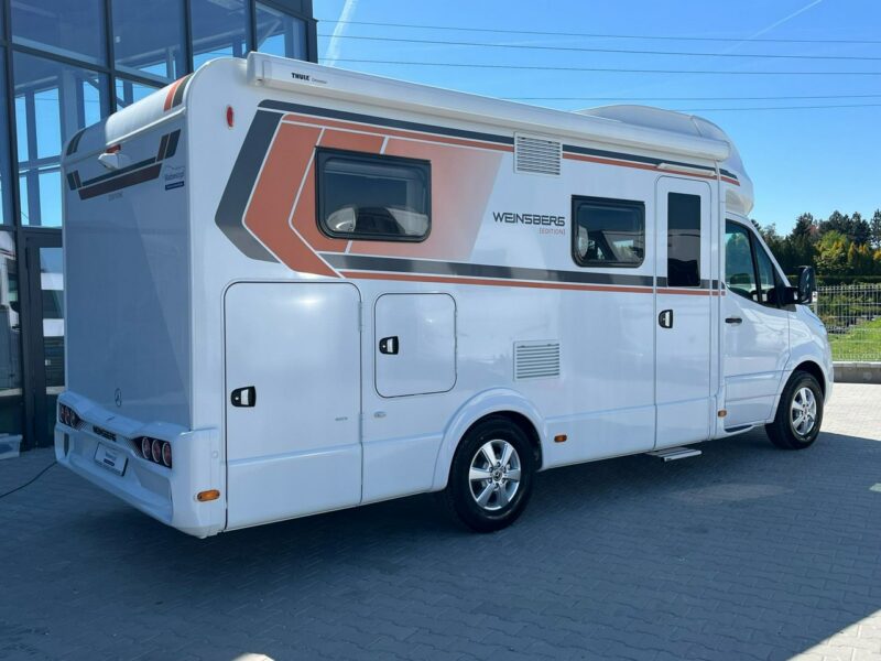 samochody kempingowe Weinsberg CaraCompact MB 640 MEG EDITION [PEPPER] Od ręki - Półintegra na podwoziu Mercedesa z automatem!