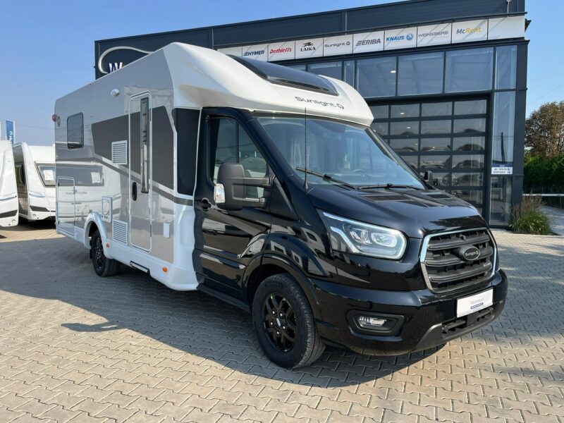 samochody kempingowe Sunlight T690 L Adventure 5 osobowa półintegra z automatem i elektrycznie ogrzewaną podłogą