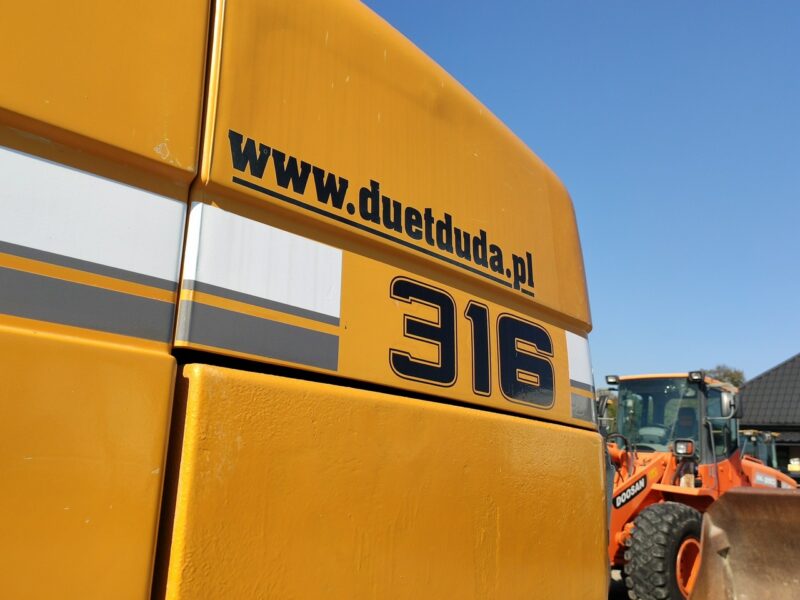 kołowa Liebherr A316 Maszyna po Pełnym Tulejowaniu Bez Luzów i Wycieków nie A314 Volvo CAT Komatsu
