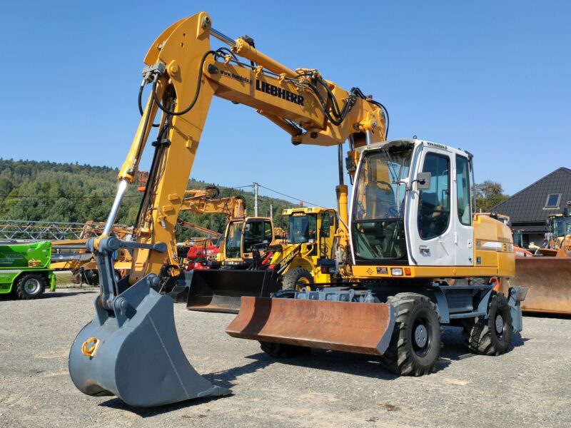 kołowa Liebherr A316 Maszyna po Pełnym Tulejowaniu Bez Luzów i Wycieków nie A314 Volvo CAT Komatsu