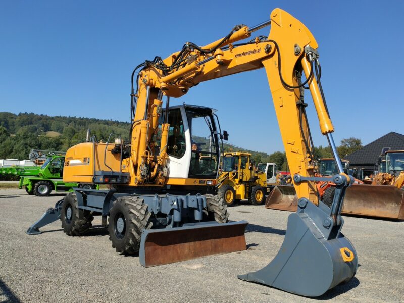 kołowa Liebherr A316 Maszyna po Pełnym Tulejowaniu Bez Luzów i Wycieków nie A314 Volvo CAT Komatsu