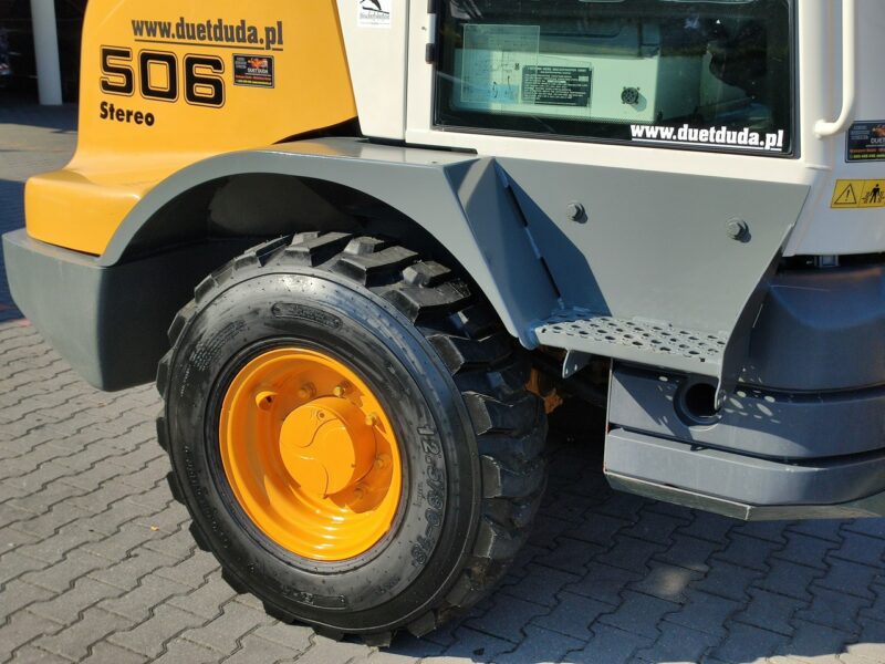 mała kołowa Liebherr L 506 STEREO Szybkozłącze / Łyżka Krokodyl + Widły Waga 6300kg Volvo CAT Komatsu Jcb