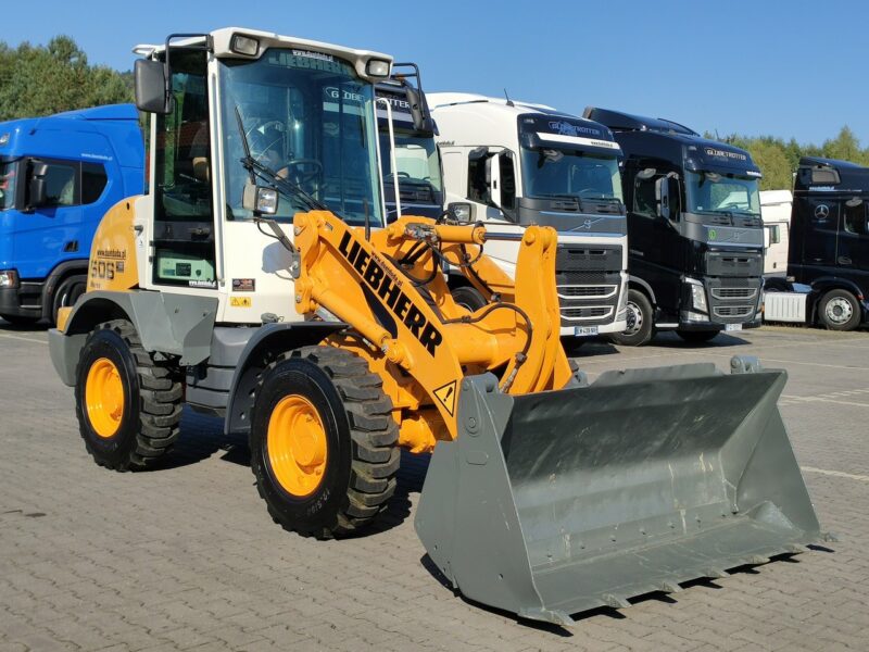 mała kołowa Liebherr L 506 STEREO Szybkozłącze / Łyżka Krokodyl + Widły Waga 6300kg Volvo CAT Komatsu Jcb