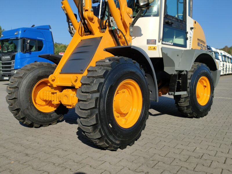 mała kołowa Liebherr L 506 STEREO Szybkozłącze / Łyżka Krokodyl + Widły Waga 6300kg Volvo CAT Komatsu Jcb