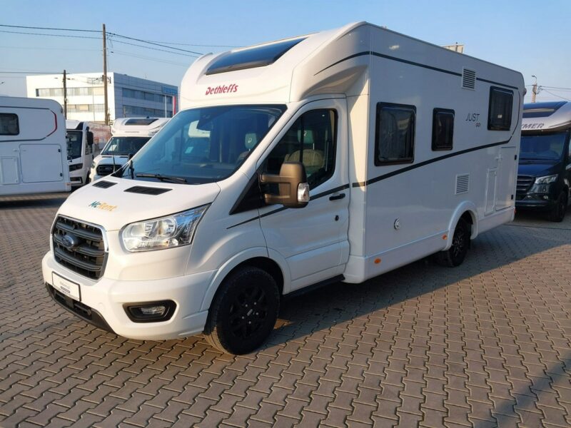 samochody kempingowe Dethleffs JUST GO T6815 EB Bogato wyposażony kamper na podwoziu FORD od Dethleffs. WARSZAWA!!