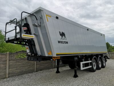 wywrotka Wielton Wywrotka Aluminiowa 42m3 Osie SAF Jeden Właściciel! 2021 Rok Produkcji! Oś Podnoszona! Waga 6020 KG!