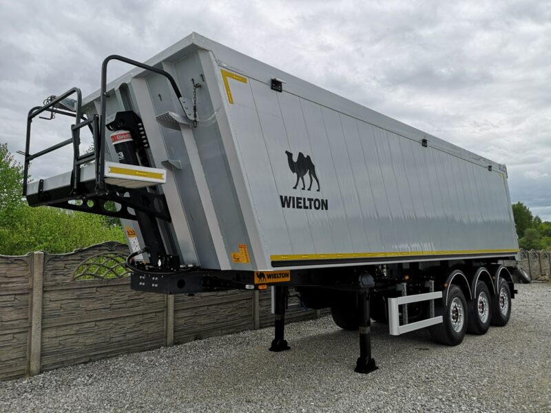 wywrotka Wielton Wywrotka Aluminiowa 42m3 Osie SAF Jeden Właściciel! 2021 Rok Produkcji! Oś Podnoszona! Waga 6020 KG!