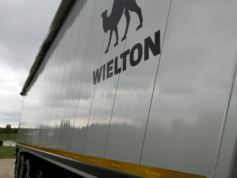 wywrotka Wielton Wywrotka Aluminiowa 42m3 Osie SAF Jeden Właściciel! 2021 Rok Produkcji! Oś Podnoszona! Waga 6020 KG!