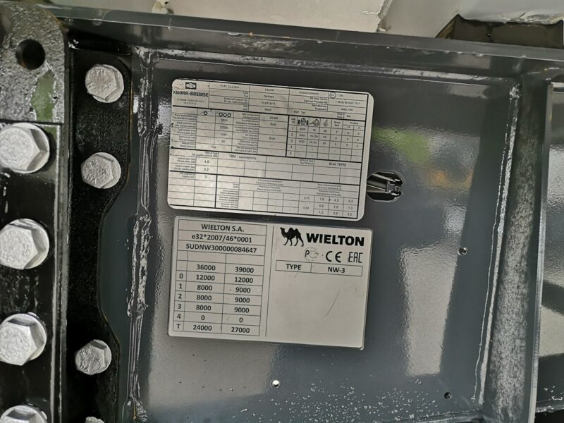 wywrotka Wielton Wywrotka Aluminiowa 42m3 Osie SAF Jeden Właściciel! 2021 Rok Produkcji! Oś Podnoszona! Waga 6020 KG!