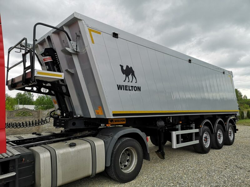 wywrotka Wielton Wywrotka Aluminiowa 42m3 Osie SAF Jeden Właściciel! 2021 Rok Produkcji! Oś Podnoszona! Waga 6020 KG!