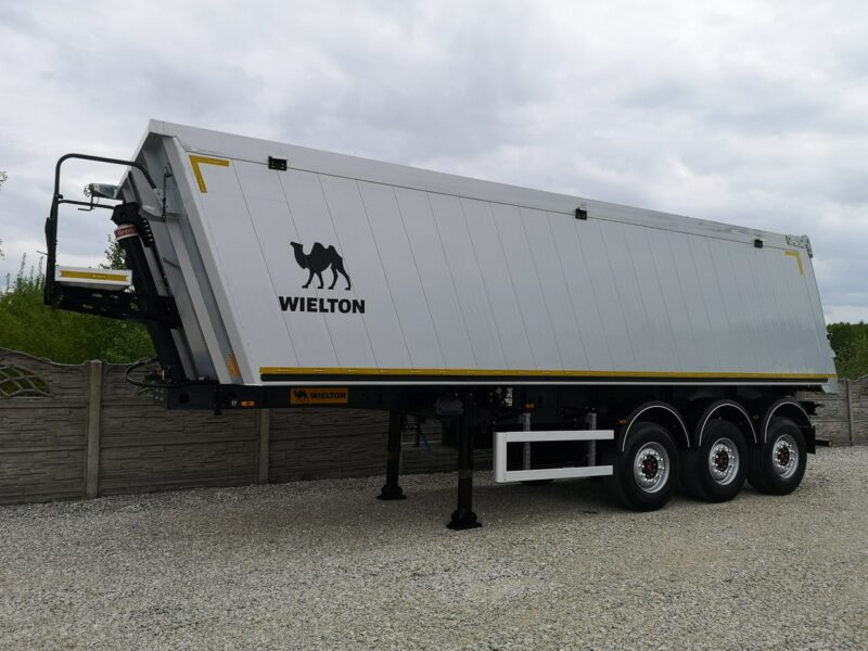 wywrotka Wielton Wywrotka Aluminiowa 42m3 Osie SAF Jeden Właściciel! 2021 Rok Produkcji! Oś Podnoszona! Waga 6020 KG!