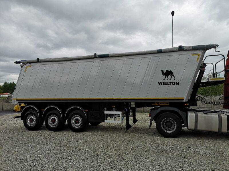 wywrotka Wielton Wywrotka Aluminiowa 42m3 Osie SAF Jeden Właściciel! 2021 Rok Produkcji! Oś Podnoszona! Waga 6020 KG!