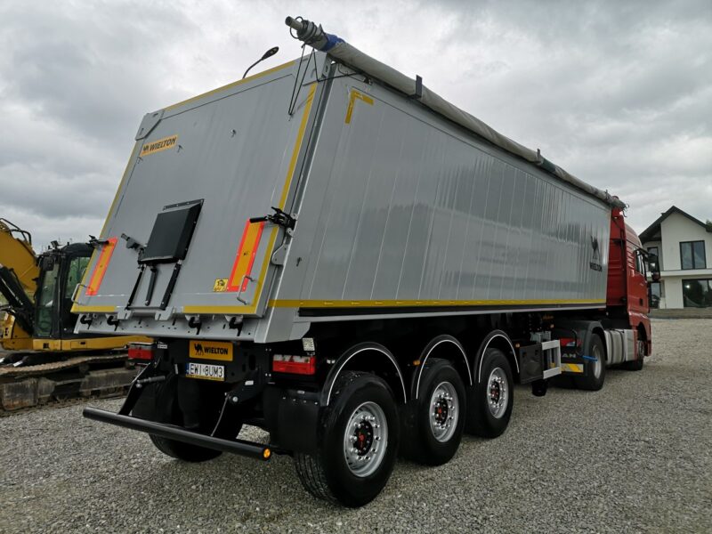 wywrotka Wielton Wywrotka Aluminiowa 42m3 Osie SAF Jeden Właściciel! 2021 Rok Produkcji! Oś Podnoszona! Waga 6020 KG!