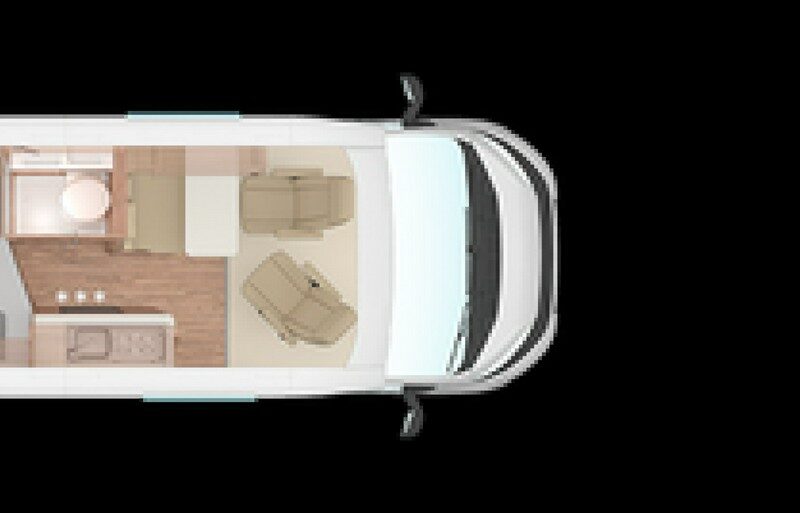 samochody kempingowe Weinsberg CaraBus 540 MQ Campervan dla 4 os. z dachem sypialnym pop up! 5,5m