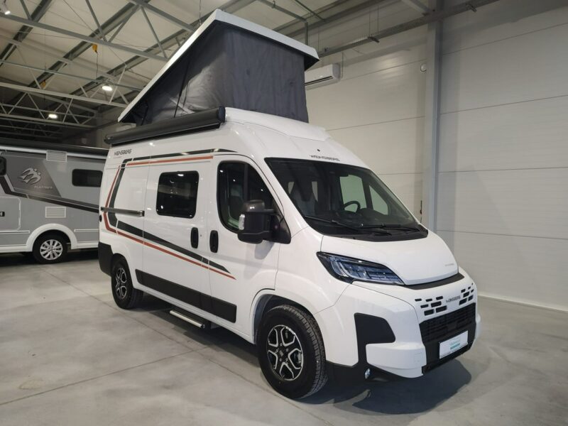 samochody kempingowe Weinsberg CaraBus 540 MQ Campervan dla 4 os. z dachem sypialnym pop up! 5,5m