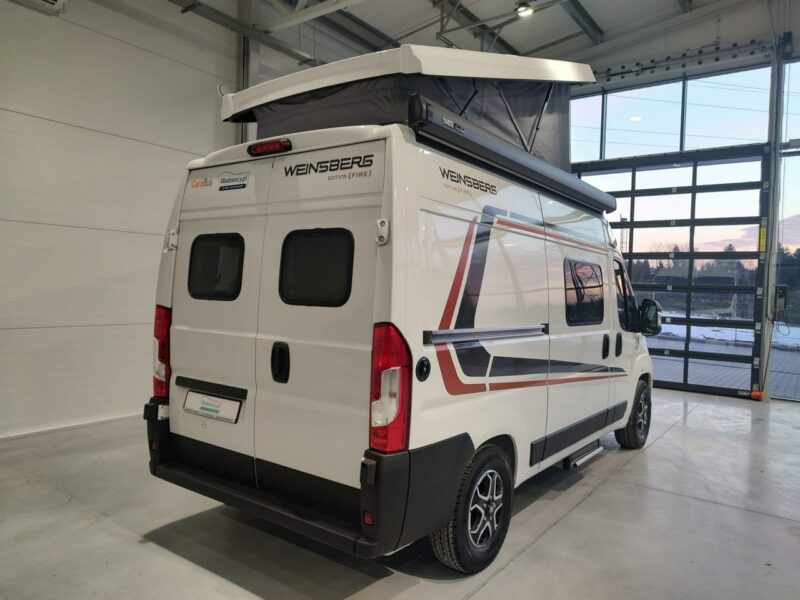 samochody kempingowe Weinsberg CaraBus 540 MQ Campervan dla 4 os. z dachem sypialnym pop up! 5,5m