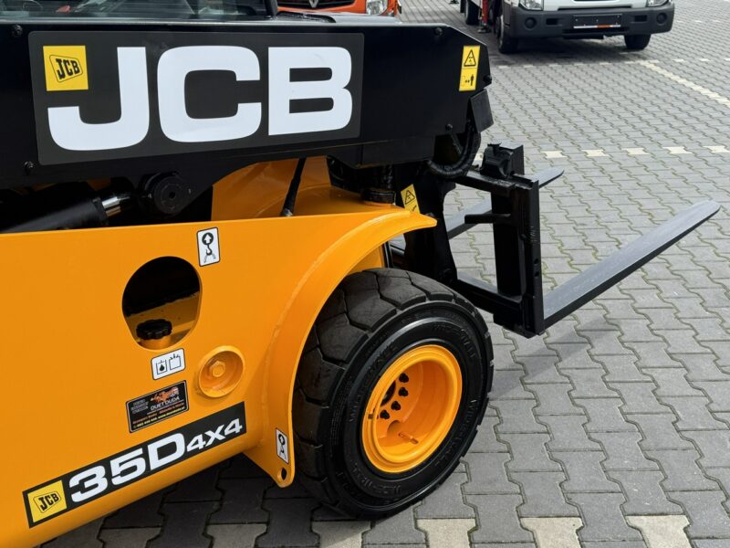 wózek czołowy JCB TLT 35D 4x4 T4 TELESKOP / TELESKOPOWY Ładowarka Teleskopowa TELETRUK Udźwig: 3500 kg Oświetlenie Robocze Super Stan nie Bobcat