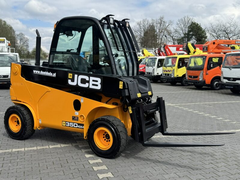 wózek czołowy JCB TLT 35D 4x4 T4 TELESKOP / TELESKOPOWY Ładowarka Teleskopowa TELETRUK Udźwig: 3500 kg Oświetlenie Robocze Super Stan nie Bobcat