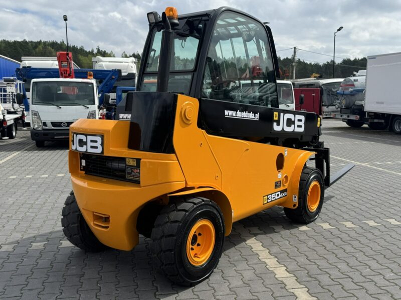 wózek czołowy JCB TLT 35D 4x4 T4 TELESKOP / TELESKOPOWY Ładowarka Teleskopowa TELETRUK Udźwig: 3500 kg Oświetlenie Robocze Super Stan nie Bobcat