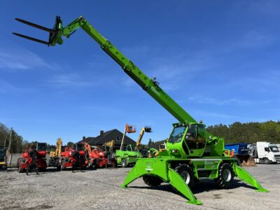 duża kołowa Merlo Roto 45.21 MCSS ( 40.25 ) Podnośnik Obrotowy Wózek Jezdniowy Tylko 2.700mth Super Stan Manitou MRT 2150 2540 2550 1850 Dzwig