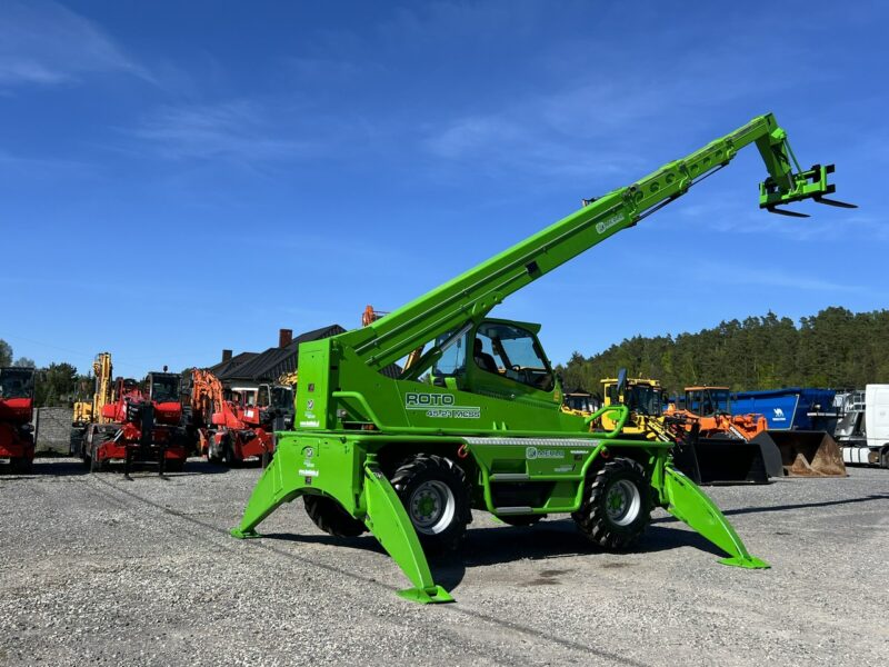 duża kołowa Merlo Roto 45.21 MCSS ( 40.25 ) Podnośnik Obrotowy Wózek Jezdniowy Tylko 2.700mth Super Stan Manitou MRT 2150 2540 2550 1850 Dzwig
